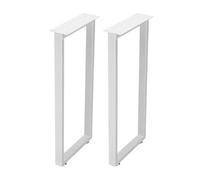 Pieds de table en fer | Multicolore, plusieurs tailles for banc de table de bureau : support réglable(White,50cm x 100cm)