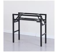 Pieds de Table pliants rectangulaires en métal Double Couche, supportant Une Charge de 150 kg. Base Portable pour Table à Manger, Stand de marché ou établi. Résistante à l'eau et à la rouill