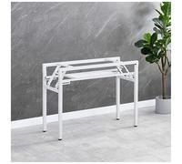 Pieds de Table pliants rectangulaires en métal Double Couche, supportant Une Charge de 150 kg. Base Portable pour Table à Manger, Stand de marché ou établi. Résistante à l'eau et à la rouill
