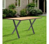 Pieds de table - Structure de table - Pied de meuble - Ensemble de pieds de table - Pied de table en forme de X - Hauteur réglable