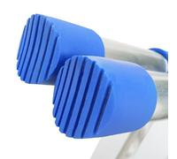 Pieds Échelle en Caoutchouc pour Tube Aluminium(52mm) | Tube aluminium pour circulaire, remplissage sécurisé, stabilité accrue, usage domestique, sécurité renforcée
