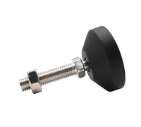 Pieds réglables pour meubles Pieds de support de meubles M8M10M12, 2/4 pièces, patins antidérapants, réglables, universels, étagère d'entrepôt de bureau, pieds d'ancrage fixes(D40xM12x50,2 PCS)