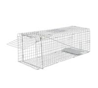 vidaXL Piège à animaux galvanisé 80 cm