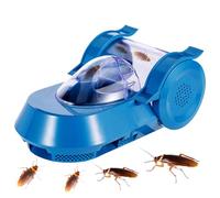 Piège à cafards d'intérieur réutilisable en PVC avec appât, Capture Physique, contrôle Non Toxique des cafards pour Cuisine, Salle de Bain, Chambre à Coucher, Placard, infestation