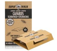 Piège à cafards - Super Ninja - CKR28464 - 12 pièges - piège à cafards écologique