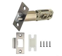 Piège à encastrer pour tubes 60/70 mm, serrure à cadre tubulaire ignifuge | Piège de porte pour portes intérieures, piège de porte réglable 60/70 mm pour portes de chambre, serrures à encastrer