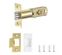Piège à encastrer pour tubes 60/70 mm, serrure à cadre tubulaire ignifuge | Piège de porte pour portes intérieures, piège de porte réglable 60/70 mm pour portes de chambre, serrures à encastrer