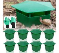 Piege a Escargot 8 Pièces Piège à Escargots Piège à Limace | Piège à Escargots et Limaces | Attrape-Limaces Sans Produits Chimiques | Pour Protection du Jardin, Potager et Plantes