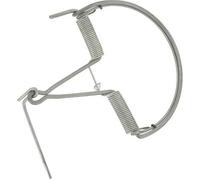 Piège à Fil Galvanisé 17 cm - Solution Radicale Contre Les Rats, Campagnols et Gros Nuisibles Volants - Tapette Métallique Traditionnelle à Ressort Puissant - Réutilisable Intérieur/Extérieur
