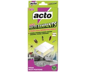 Piège à glu aromatisé vanille insectes rampants étui de 9