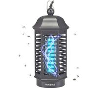 Piège à insectes avec lampe UV 4 W - Sans odeur - Attire les insectes - Couvercle amovible - Support de suspension