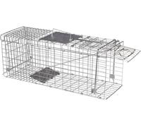 Piège vivant pour chats et martres métal 66 x 26 x 23 cm