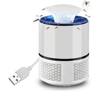 Piège à Insectes USB Non Toxique Moustique Tueur Lampe LED Smart Mute Intérieur pièges à moustiques Noir Blanc[1132]