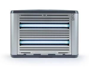 Piège à insectes UV Insect-O-Cutor Halo 30, en acier inoxydable, zone d'action de 80 m², conforme aux normes HACCP