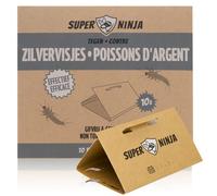 Piège à lépismes - Super Ninja - SFN49777 - 10 pièges - lutte contre les lépismes