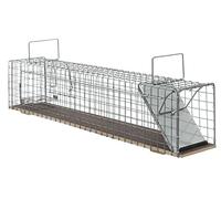 Piège à martres 80x15x19cm avec Fond en Bois, piège à Lapins, piège Vivant, piège à Rats