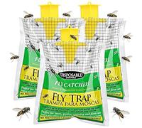Piège à Mouche avec Appât Poche Piège a Mouche Pièges à Mouches Extérieurs Piège à Mouches pour l'Intérieur Suspendre Anti Mouche Exterieur pour la Maison/la Cuisine/l'Extérieur/Fermes/Jardin (A*3)