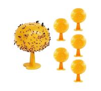 Piège à Mouche des Fruits, 6PCS Mouches de Fruits Jaunes Boules, Piege a Mouche, Boules de pièges à PIEGE POUR NUISIBLE DE LA MAIS