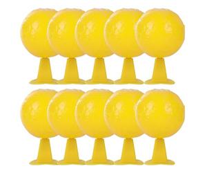 Piège à Moucherons Jaune avec Socle Anti-Moucherons Collant Double Face pour Plantes et Cuisine Lutte Efficace Contre