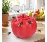 Piège à mouches à fruits réutilisable en forme de citrouille, convient pour le plan de travail de la cuisine à la maison, le verger extérieur, contrôle efficacement les nuisibles, un outil de lutte an