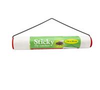 Piège à mouches bande attrape Sticky Blanc 9 m x 30 cm