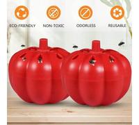 Piège à mouches de fruits en citrouille réutilisable, convient pour les surfaces de cuisine à la maison et les vergers extérieurs, contrôle efficace des nuisibles, outil pratique de lutte antiparasita