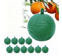 Piège à Mouches des Fruits Boule Gluante pour Mouche Piège à Coller pour Verger Attrape-Cératites, Protection des Agrumes (Vert)