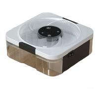 Piège à mouches électrique automatique avec lumière LED et appât sûr pour repas de poisson pour cuisine, restaurant, maison, jardin, lutte contre les nuisibles, dispositif d'attrape-insectes