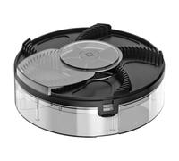Piège à Mouches électrique Rotatif Silencieux, Rechargeable par USB, 20 DB, Attrape-Mouches d'intérieur avec autonomie de Batterie de 24 Heures (Noir)