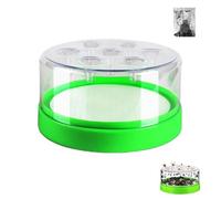 Piège À Mouches Réutilisable sans Électricité, Sûr Enfants & Animaux (1pc) | Piège à mouches transparent, 7 trous, réutilisable, sans électricité, entonnoir, sans poison, intérieur extérieur