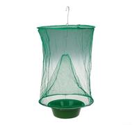 Piège à mouches robuste en fil de fer avec structure pliable et crochet de suspension pour la prévention des mouches toute l'année