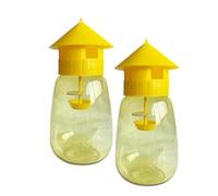 Piège À Mouches Suspendu pour Intérieur Et Extérieur, Piège Mouches Fruits (2pcs)