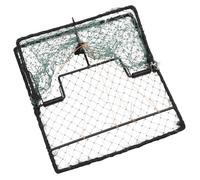 vidaXL Piège à oiseaux Acier, filet pour attraper les oiseaux sans cruauté Vert 34x32 cm