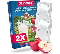 Piège à phéromones pour carpocapse Pommier 2 pièces - Pièges à phéromone Contre Le Ver des Pommes - Design de Produit respectueux des Oiseaux y Compris 2 Fils d'attache