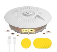 Piege a Puces, TGKYK Piege a Punaise de Lit avec 7 disques adhésifs, 4 Modes déclairage Piege PuNaise de Lit, Omnidirectionnel Piège à Puces pour Salon, Cuisine, Chambre à Coucher