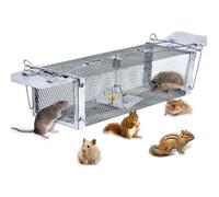 Piège à rat professionnel - ZOR® - 41x14x11 cm - Réutilisable - 2 entrées - Intérieur et extérieur