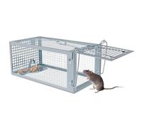 Piège à Rat, XL Piege a Souris sans Tuer Cage Attrape Rat Cage de Capture pour Souris Loir Mulot Rongeurs - Piege a Rat Réutilisable Un Usage Extérieure Intérieure - 27 x 14 x 12 cm