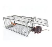 Piège à Rat, XXL Piege a Souris sans Tuer Cage Attrape Rat Cage de Capture pour Souris Loir Mulot Rongeurs - Piege a Rat Réutilisable Un Usage Extérieure Intérieure - 31 x 17 x 13.5 cm