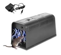 Piège à rats électrique, piège à souris électrique, extra grand 5000V piège à souris électrique, piège électronique à rats avec adaptateur, piège à souris professionnel adapté pour l'élimination des