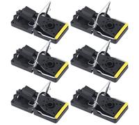 Piège à Rats Professionnel - Efficace et Réutilisable - Pack de 6 - Jaune
