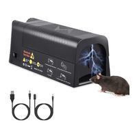 Piège à Souris Electrique Longue Durée, Sécurisé et Écologique, Réutilisable, Fonction 2-en-1 - Idéal Maison