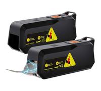 Piège à souris électrique - Piège à souris électronique pour l'intérieur - Pour la maison - Haute tension - Petit attrape-souris pour cuisine, garage, pièce de bois - Réutilisable
