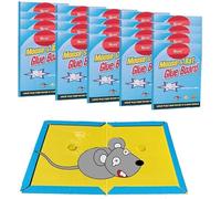 Piège à Souris et Rat Professionnel - 10 Plaques de Glue Collantes Anti Rongeur - Attrape Souris Ultra Puissant - Piège à Colle Extra Fort - Wemk