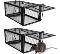 Piège à souris vivant, lot de 2 – Sûr pour les animaux domestiques et efficace