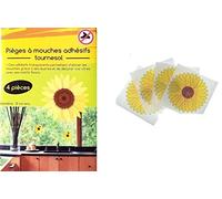 Piège Attrape Mouche Mouches Adhésif Tournesol - Maison Colle Nuisible Fenetre - 448