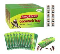 Piege Cafard, 30 Pièces Professionnel Collant Piège à Cafards, Produit Anti Blatte Vert Puissant avec 30 Appâts pour Jardin Maison Cuisine Salle de Bain Bureau pour Un Environnement sans Insectes