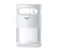 Piège électrique d'intérieur anti-moustiques, anti-insectes et anti-mouches avec câble d'alimentation USB - Blanc