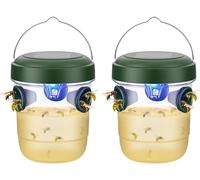 Piege Frelon Asiatique, Piège À Frelon Asiatique Sélectif - Réutilisable, Efficace Au Printemps pour Capturer Les Reines - Convient pour Jardin, Verger, Rucher (2PCS)