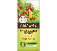 Piege jaune englué anti-pucerons - lot de 7