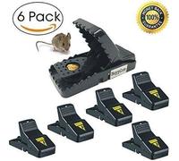 PIEGE POUR NUISIBLE DE LA MAISON Mouse Trap 6 pack Tapettes a Souris pour Tuer les Souris Rapide et Réutilisables a L'infini en